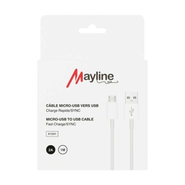 Câble USB vers Micro 20W - 1M