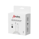 Câble Type-C / Type-C 60W nylon tressé - 2M