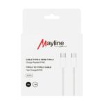 Câble Type-C / Type-C 20W- Compatible avec iPhone/Samsung - 1m