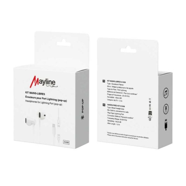 Ecouteurs Kit Main Libre Lightning-Bluetooth